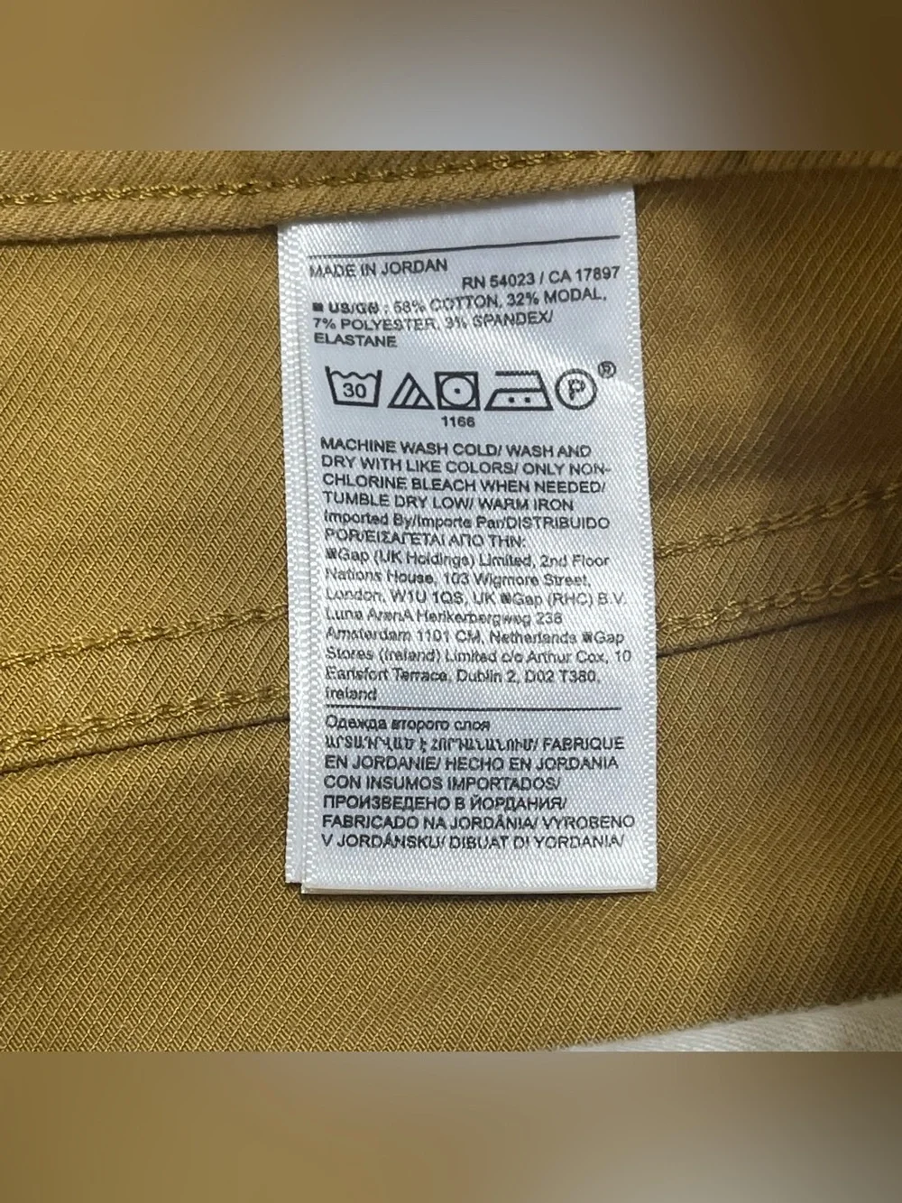 Banana Republic Traveler Slim Fit Pants Men’s Size 34x32 Golden Khaki Preppy